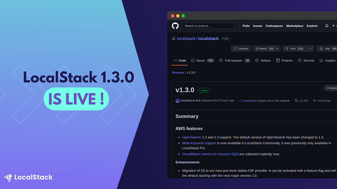 LocalStack 1.3.0 is live!